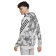 Adidas Ανδρική ζακέτα Future Icons 3-Stripes Allover Print Full-Zip Hoodie